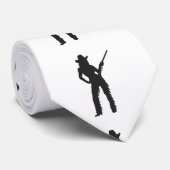 Silhouette van Western Cowgirl Stropdas (Opgerold)