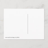 Silhouette vrouw die op een stoel zit uitnodiging briefkaart (Achterkant)