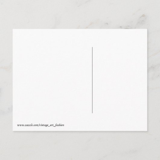 Silhouette vrouw die op een stoel zit uitnodiging briefkaart (Achterkant)