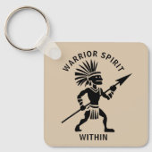 Silhouette Warrior Sleutelhanger (Voorkant)