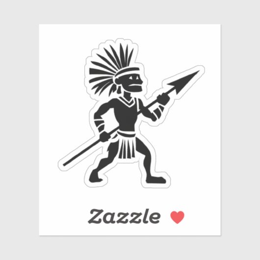 Silhouette Warrior Sticker (Vel)