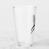 Silhouette Whale Shark met Shadow Beach Glas (Rechts)