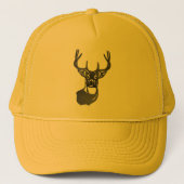 Silhouette - White Tail Buck Deer Trucker Pet (Voorkant)