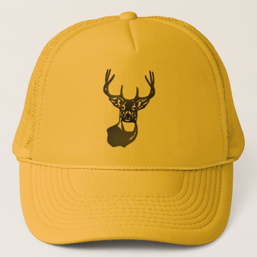 Silhouette - White Tail Buck Deer Trucker Pet (Voorkant)