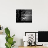 Silhouette Winter Tree-inspiratie Poster (Thuiskantoor)