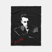 Silhouette with Autograph Fleece Deken (Voorkant)