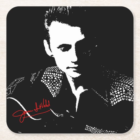 Silhouette with Autograph Kartonnen Onderzetters (Voorkant)