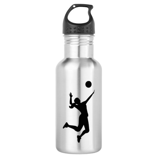 silhouette women's volleyball waterfles (Voorkant)