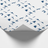 Silhouette Yoga Poses Thunder_Cove Cadeaupapier (Hoek)