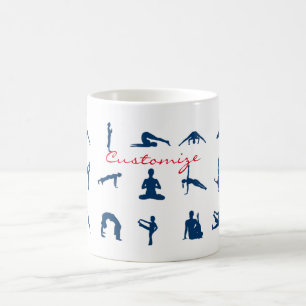 Silhouette Yoga Poses Thunder_Cove Koffiemok