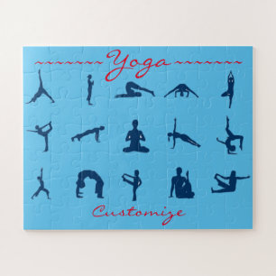 Silhouette Yoga Poses Thunder_Cove Legpuzzel