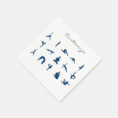 Silhouette Yoga Poses Thunder_Cove Servet (Hoek)