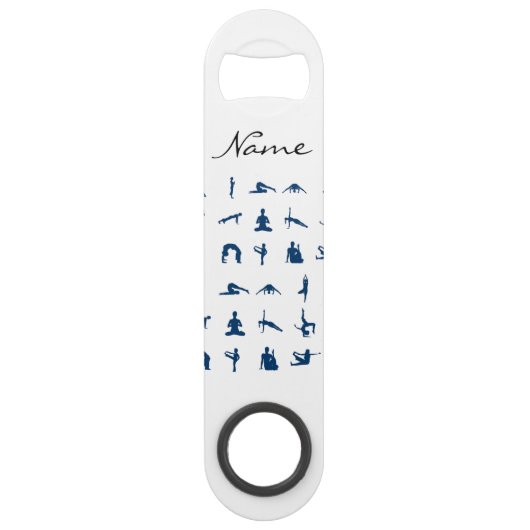 Silhouette Yoga Poses Thunder_Cove Speed Flessenopener (Voorkant)