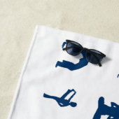 Silhouette Yoga Poses Thunder_Cove Strandlaken (In situ)