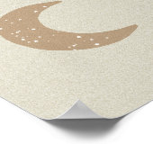 Silhouette yoga rekt wolken zonnesmaanpoise post poster (Hoek)