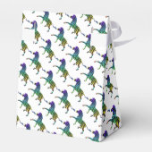 Silhouette Zebra Black en Rainbow Bedankdoosjes (Achterkant)