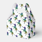 Silhouette Zebra Black en Rainbow Bedankdoosjes (Achterkant)