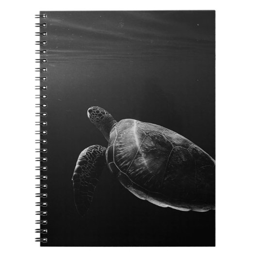 SILHOUETTE ZEE TURTLE ONDERWATER NOTITIEBOEK (Voorkant)