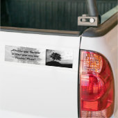 Silhouette (zwart en wit) bumpersticker (Op Truck)