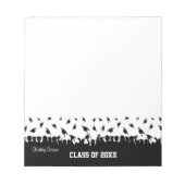 Silhouette, zwart-wit notitieblok (Voorkant)