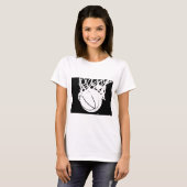 Silhouette (zwart/wit) t-shirt (Voorkant volledig)