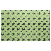 Silhouetted Border Collie Herding Schapen Stof (Fat Quarter)