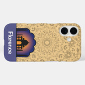 Silhouetted Taj Mahal Personalized Name Case-Mate Case-Mate iPhone Case (Achterkant (horizontaal))