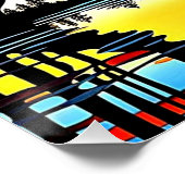 Silhouetted trees at Sunset 2 Perfect Poster (Hoek)