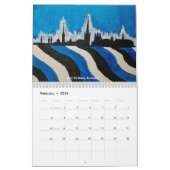 Silhouetten 2025, Schilderijen van Rauno JoksKalen Kalender (Feb 2026)