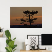 Silhouetten bij schemering fine art print (Thuiskantoor)
