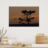 Silhouetten bij schemering fine art print (Keuken)