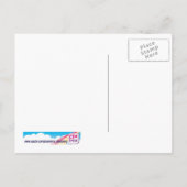 Silhouetten Navy Blue Wedding Bewaar de datum Aankondigingskaart (Achterkant)