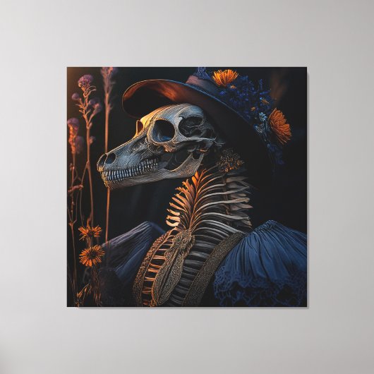 Silhouetten van het hiernamaals 00 canvas afdruk (Voorkant)