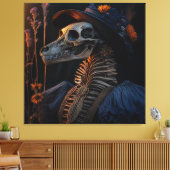 Silhouetten van het hiernamaals 00 canvas afdruk (Insitu (Woonkamer))