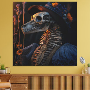 Silhouetten van het hiernamaals 00 canvas afdruk