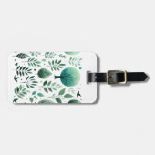 Silhouetten van Natuur: Dag Bagagelabel (Voorkant horizontaal)