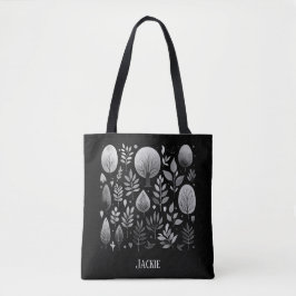 Silhouetten van Natuur: nacht Tote Bag