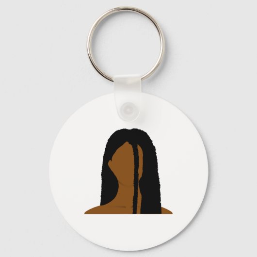 Silhouetten - Vlechten Sticker Sleutelhanger (Voorkant)