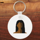 Silhouetten - Vlechten Sticker Sleutelhanger (Voorkant)