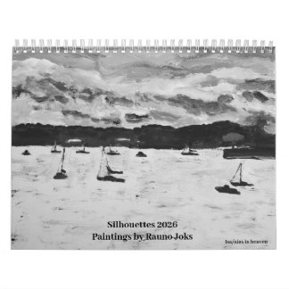 Silhouettes 2026, Paintings by Rauno JoksCalendar Kalender