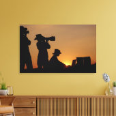 Silhouettes Canvas Afdruk (Insitu (Woonkamer))
