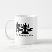 Silhouettes - Chess - Bishops Uitzicht Koffiemok (Links)
