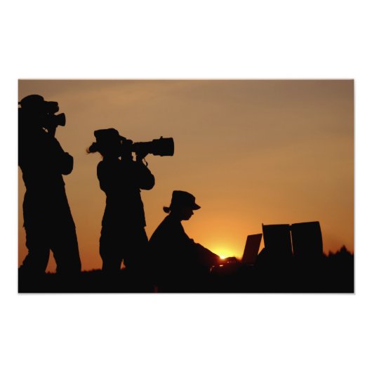 Silhouettes Foto Afdruk (Voorkant)