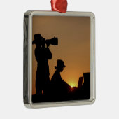 Silhouettes Metalen Ornament (Rechts)