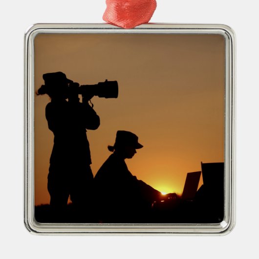 Silhouettes Metalen Ornament (Voorkant)