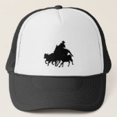Silhouettes - Paarden - Team Penning Trucker Pet (Voorkant)