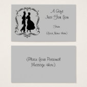  Silhouettes Persoonlijke kaartje Label (Voorkant /achterkant)