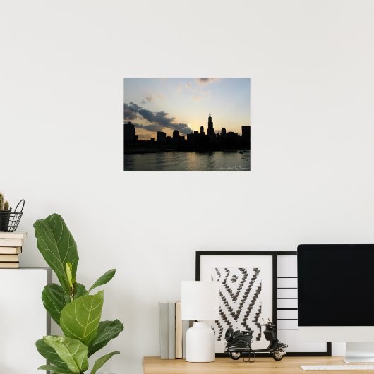 Silhouettes Poster (Thuiskantoor)