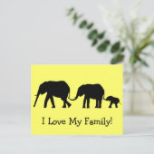 Silhouettes van 3 oliefanaten met nagels briefkaart (Staand voorkant)