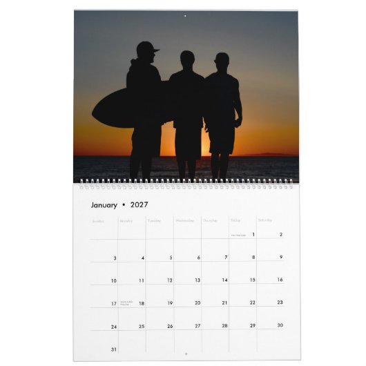 Silhouettes van Lorenzo Aguayo Kalender (Jan 2027)